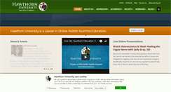 Desktop Screenshot of hawthornuniversity.org