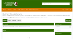 Desktop Screenshot of forum.hawthornuniversity.org